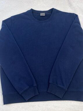 Eddie Bauer Navy Crewneck Sweatshirt XL Cozy